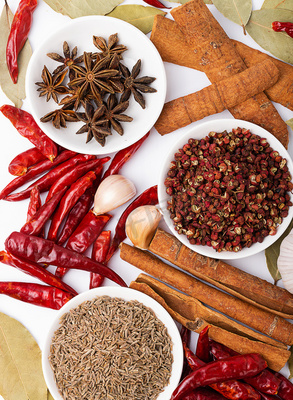 调味料与香辛料的视觉盛宴 高清摄影图赏析